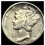 1920 Mercury Dime CLOSELY UNCIRCULATED