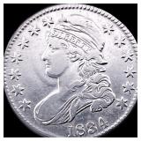 1834 Capped Bust Half Dollar NEARLY  UNCIRCULATED