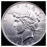 1927-S Silver Peace Dollar CLOSELY  UNCIRCULATED