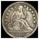 1840 Seated Liberty Dime LIGHTLY CIRCULATED