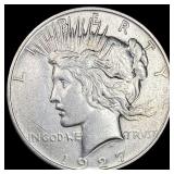 1927 Silver Peace Dollar CLOSELY UNCIRCULATED