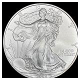 2008-W 1 oz Silver American Eagle SUPERB GEM BU