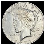 1927-S Silver Peace Dollar CLOSELY UNCIRCULATED