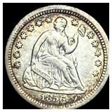 1856-O Silver Half Dime NEARLY UNCIRCULATED
