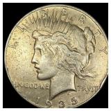 1935 Silver Peace Dollar NEARLY UNCIRCULATED