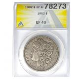 1902 Morgan Silver Dollar ANACS EF40