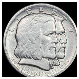 1936 Silver Half Dollar Long Island Tercentenary C