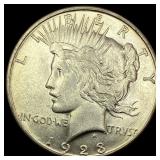 1923 Peace Silver Dollar CHOICE AU