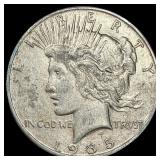 1935 Silver Peace Dollar NEARLY UNCIRCULATED