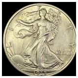 1935 Silver Half Dollar (Walking Liberty) UNCIRCUL