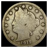 1912-D Liberty Head Nickel LIGHTLY CIRCULATED