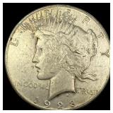 1928 Silver Peace Dollar NEARLY UNCIRCULATED