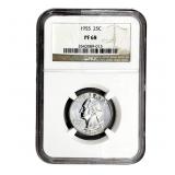 1955 Washington Silver Quarter NGC PF68