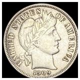 1909-O Silver Barber Dime CLOSELY  UNCIRCULATED