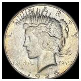 1925-S Silver Peace Dollar CLOSELY  UNCIRCULATED