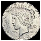 1926-S Silver Peace Dollar NEARLY UNCIRCULATED