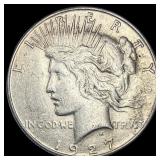 1927-S Silver Peace Dollar NEARLY UNCIRCULATED