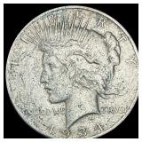 1934 Silver Peace Dollar NEARLY UNCIRCULATED