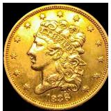 1836 $5 Gold Half Eagle