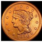 1850 Braided Hair Large Cent UNCIRCULATED