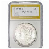 1904-O Morgan Silver Dollar PGA MS64