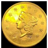 1855 Wass Molitor $50 California Gold