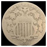 1882 Shield Nickel NICELY CIRCULATED