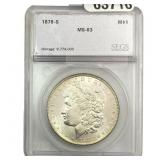 1878-S Morgan Silver Dollar SEGS MS63