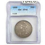 1836 Capped Bust Half Dollar ICG EF40