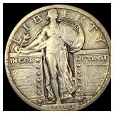1920-S Silver Standing Liberty Quarter NEARLY UNCI