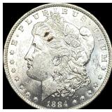 1884 Morgan Silver Dollar CHOICE BU