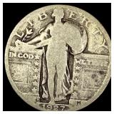 1927-S Silver Standing Liberty Quarter LIGHTLY CIR