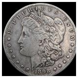 1898-S Silver Morgan Dollar NEARLY UNCIRCULATED