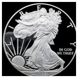 2012-S Silver American Eagle Proof $1 GEM PROOF