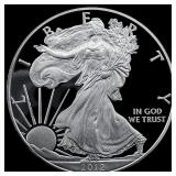 2012-S Silver American Eagle Proof $1 GEM PROOF