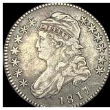 1817 Capped Bust Half Dollar LIGHTLY CIRCULATED