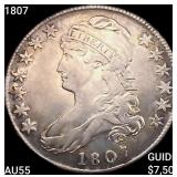1807 Capped Bust Half Dollar HIGH GRADE