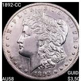 1892-CC Morgan Silver Dollar CHOICE AU