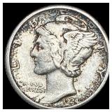 1924-S Silver Mercury Dime NEARLY UNCIRCULATED