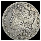 1891-O Silver Morgan Dollar LIGHTLY CIRCULATED