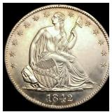 1842-O Seated Liberty Half Dollar