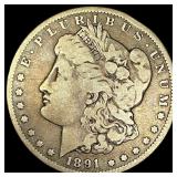 1891-CC Silver Morgan Dollar NICELY CIRCULATED