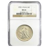 1935-S Texas Half Dollar NGC MS65