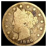 1886 Liberty Head Nickel NICELY CIRCULATED