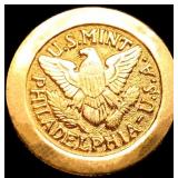 (1947) Saudi Aarbia Gold 1lb ARAMCO US Mint 0.2354