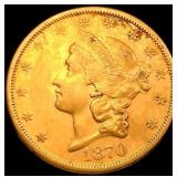 1870-S $20 Gold Double Eagle