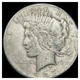 1927 Silver Peace Dollar NEARLY UNCIRCULATED