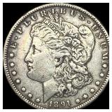 1891-O Silver Morgan Dollar LIGHTLY CIRCULATED