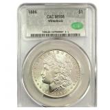 1886 Morgan Silver Dollar CAC MS66