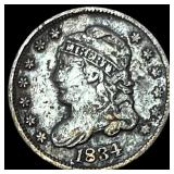 1834 Capped Bust Half Dime LIGHTLY CIRCULATED